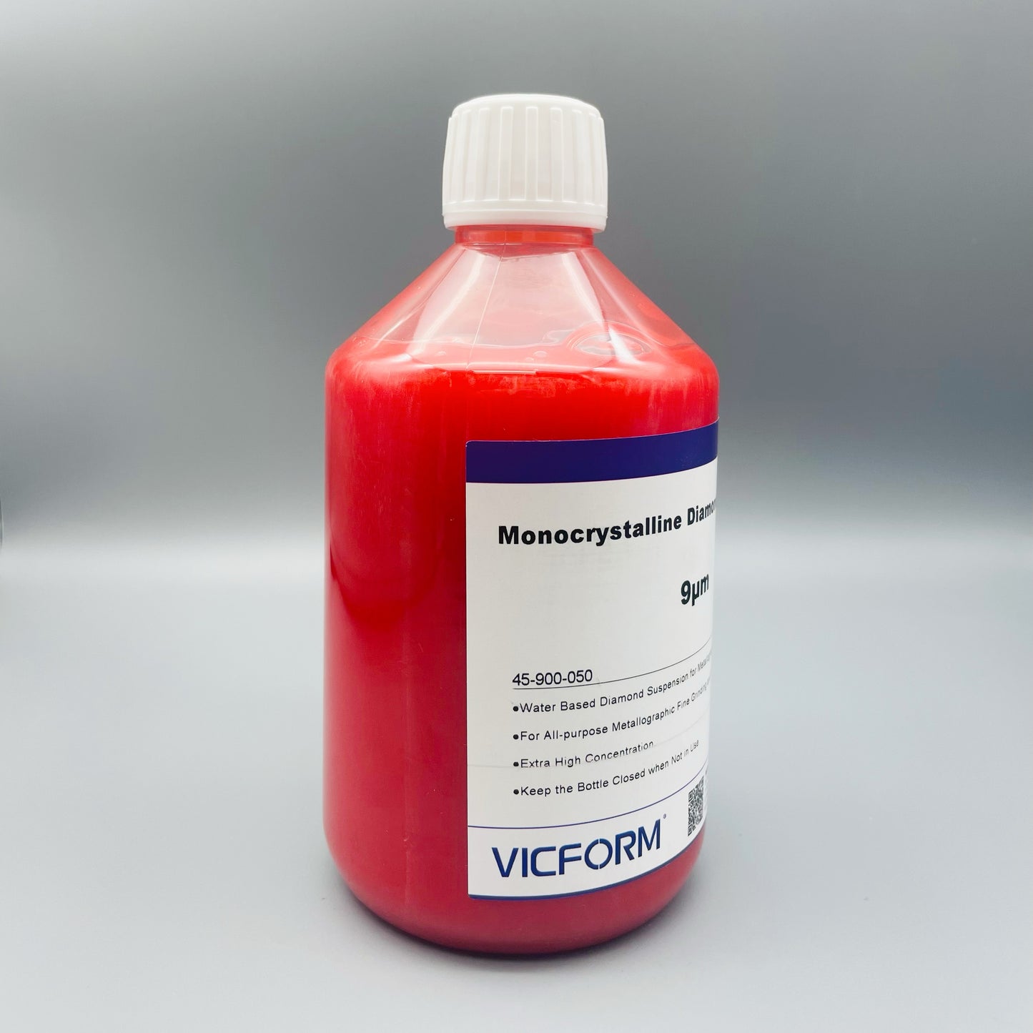 9 Micron VICFORM Monocrystalline Diamond Suspension Liquid for Metallography Polishing 500ML